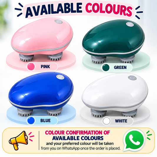 Lievon Mini Electric Scalp & Body Massager (Multiple Colours)