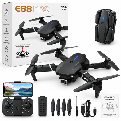 Lievon E88 PRO Foldable HD Camera Drone