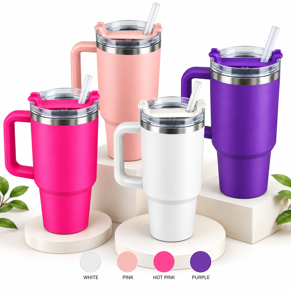 Lievon 40 oz Stainless Steel Travel Tumbler (Multiple Colours)