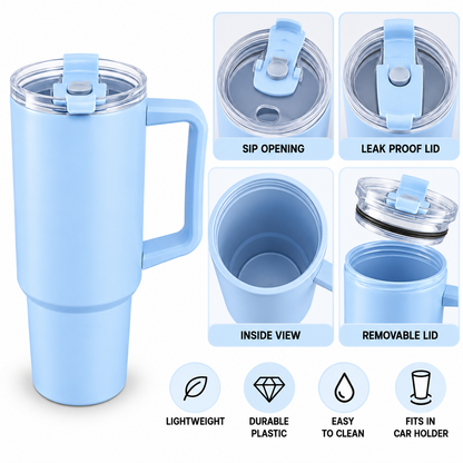 Lievon 1200ml Premium Plastic Tumbler (Multiple Colours)